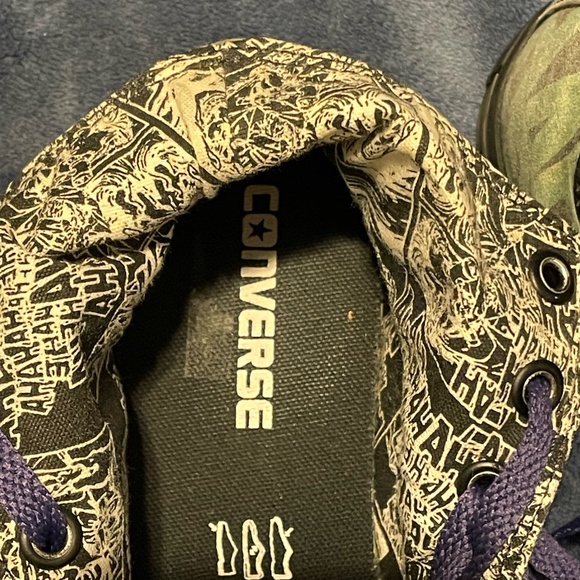 Converse Chuck Taylor All Star High Top Batman DC Joker Size Men's 5 Women’s 7 - Picture 13 of 13